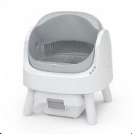 Petpivot Autoscooper 11 Open-Top Self-Cleaning Cat Litter Box,Odor-Free Waste Disposal Includes Trash Bags