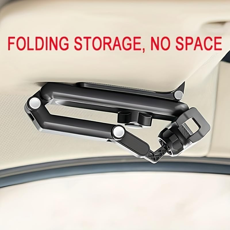 1080° Rotatable Car Sunshade Clip Phone Holder - Adjustable Car Navigation Mount