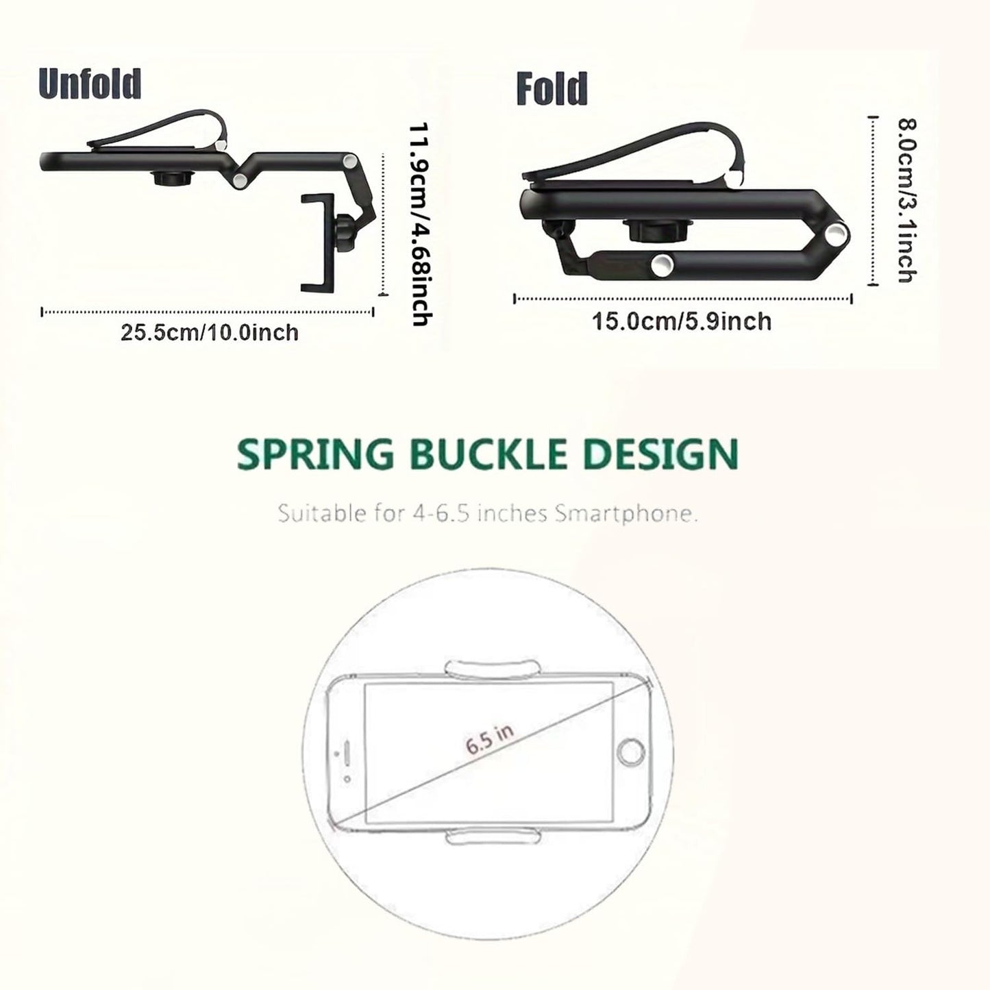 1080° Rotatable Car Sunshade Clip Phone Holder - Adjustable Car Navigation Mount