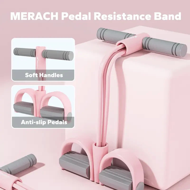 Banda de resistencia de pedales multifunción Merach