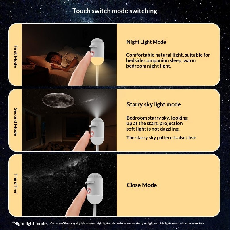 USB Rechargeable Night Light for Bedroom