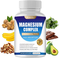 Magnesium Complex Supplement 8 Elemental 1000Mg