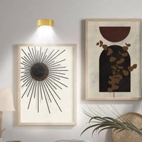 LumaGlow Duo – 2 Focos LED de Pared RGB con 13 Colores | Luz Direccional Magnética Regulable para Cuadros, Pinturas y Decoración | Funciona con Pilas