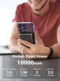 “Magnetic Wireless Power Bank 10,000mAh – Fast Charging”