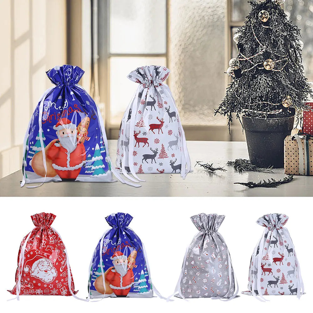  50PCS Christmas Gift Wrapping Set (25 Colorful Bags + 25 Tags