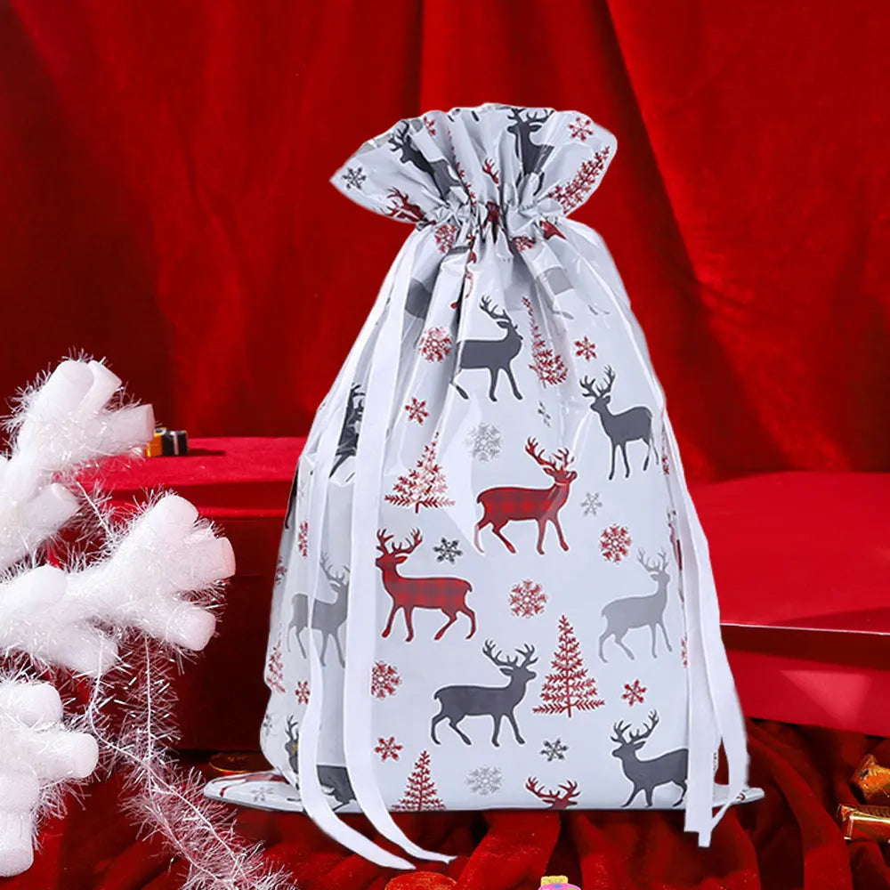  50PCS Christmas Gift Wrapping Set (25 Colorful Bags + 25 Tags