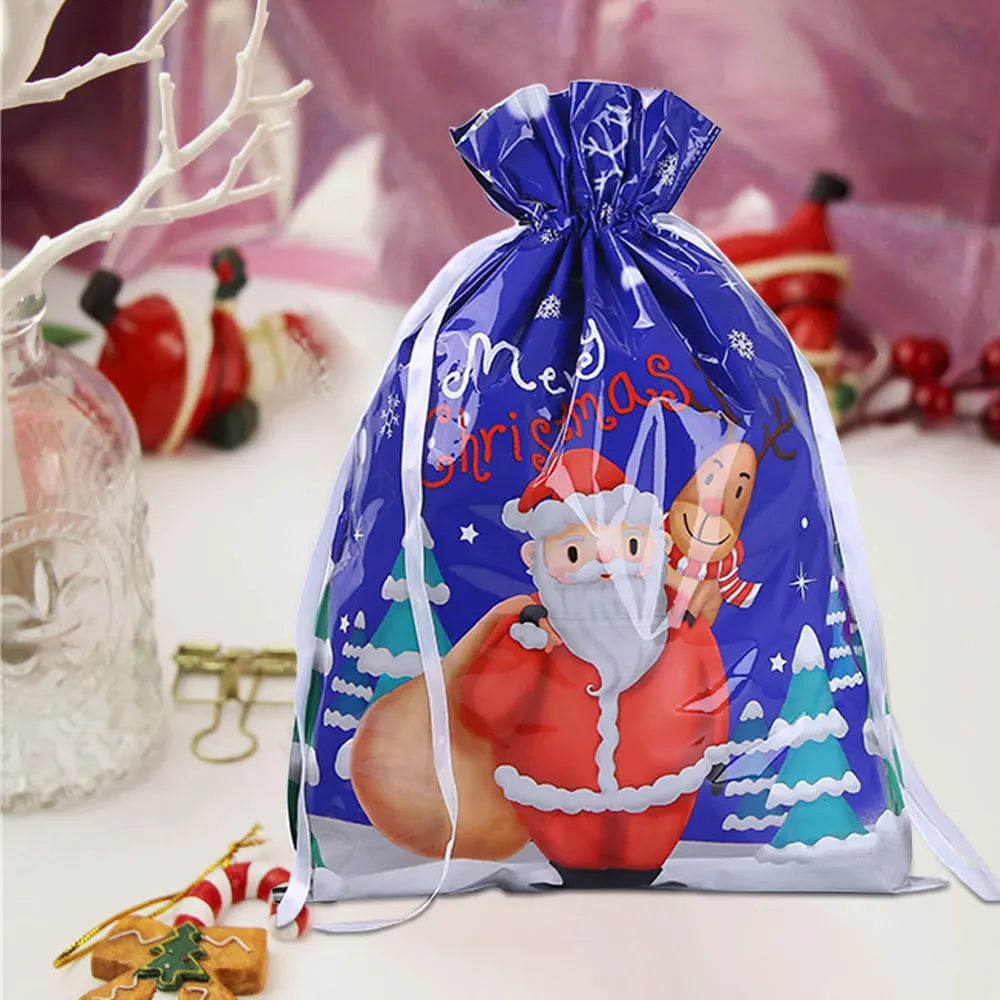  50PCS Christmas Gift Wrapping Set (25 Colorful Bags + 25 Tags