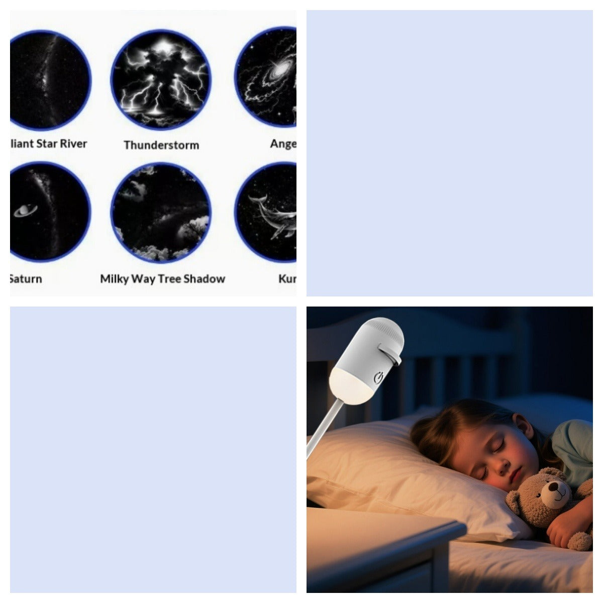 USB Rechargeable Night Light for Bedroom