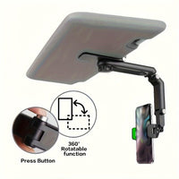 1080° Rotatable Car Sunshade Clip Phone Holder - Adjustable Car Navigation Mount