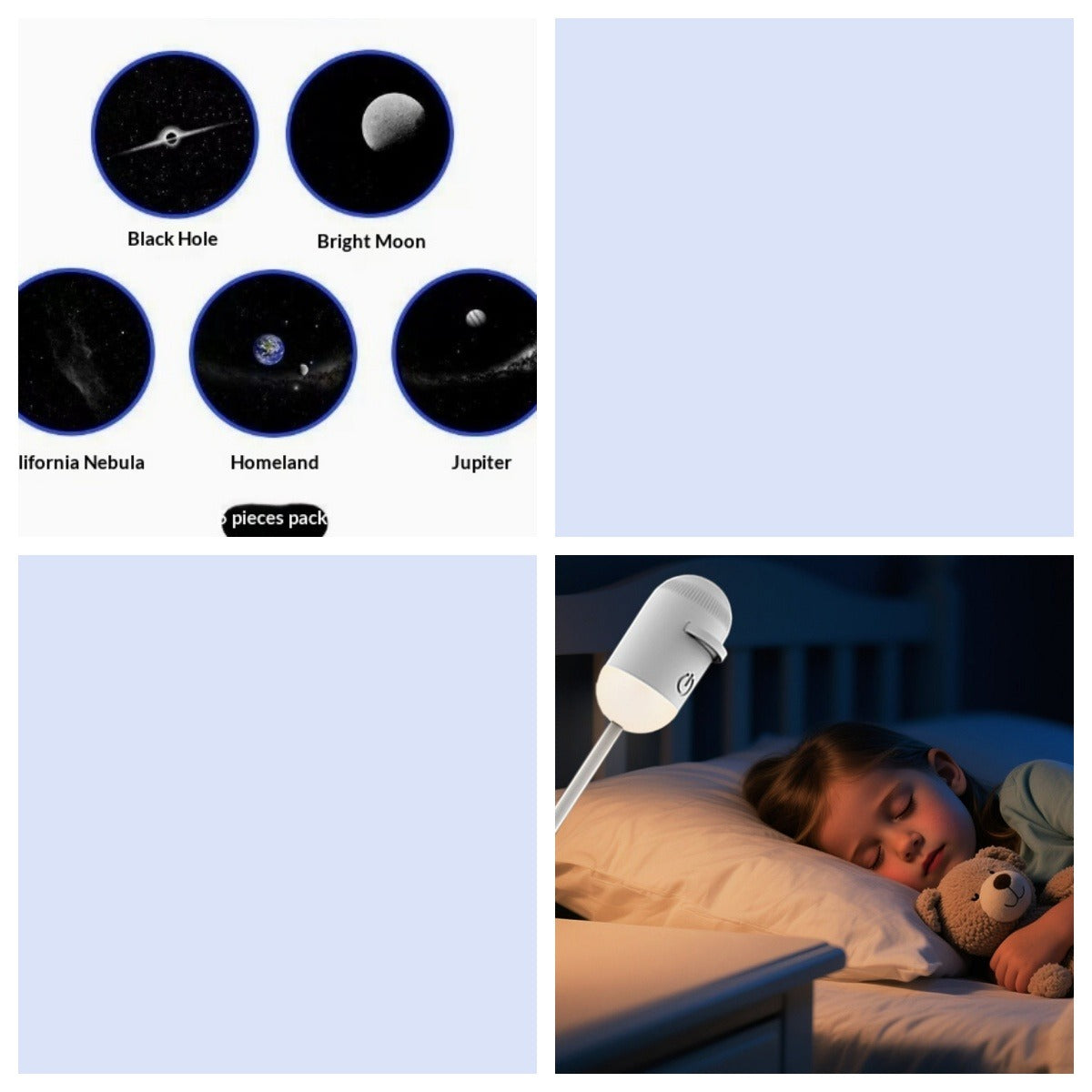 USB Rechargeable Night Light for Bedroom